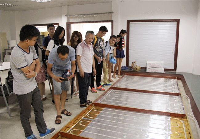 廈大能源學院學生代表到中銳總部參觀學習