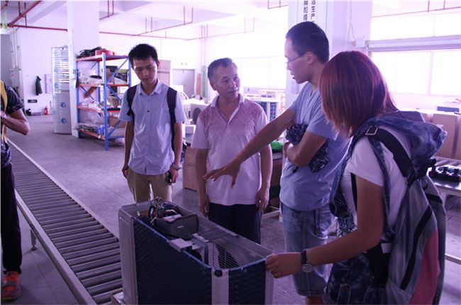 廈大能源學院學生代表到中銳總部參觀學習